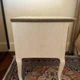 Solid wood bedside table