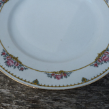 Ancien compotier vintage Limoges Bernardeau fleurettes