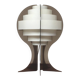 Mid-century Danish plastic table lamp by Flemming Brylle & Preben Jacobsen