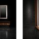 Vintage Mid-Century Scandinavian Modern Ambassador Console with Mirror