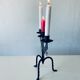Swedish iron candle holder