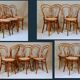 Suite 6 chaises bistrot viennoises J&J Kohn 1885 ca