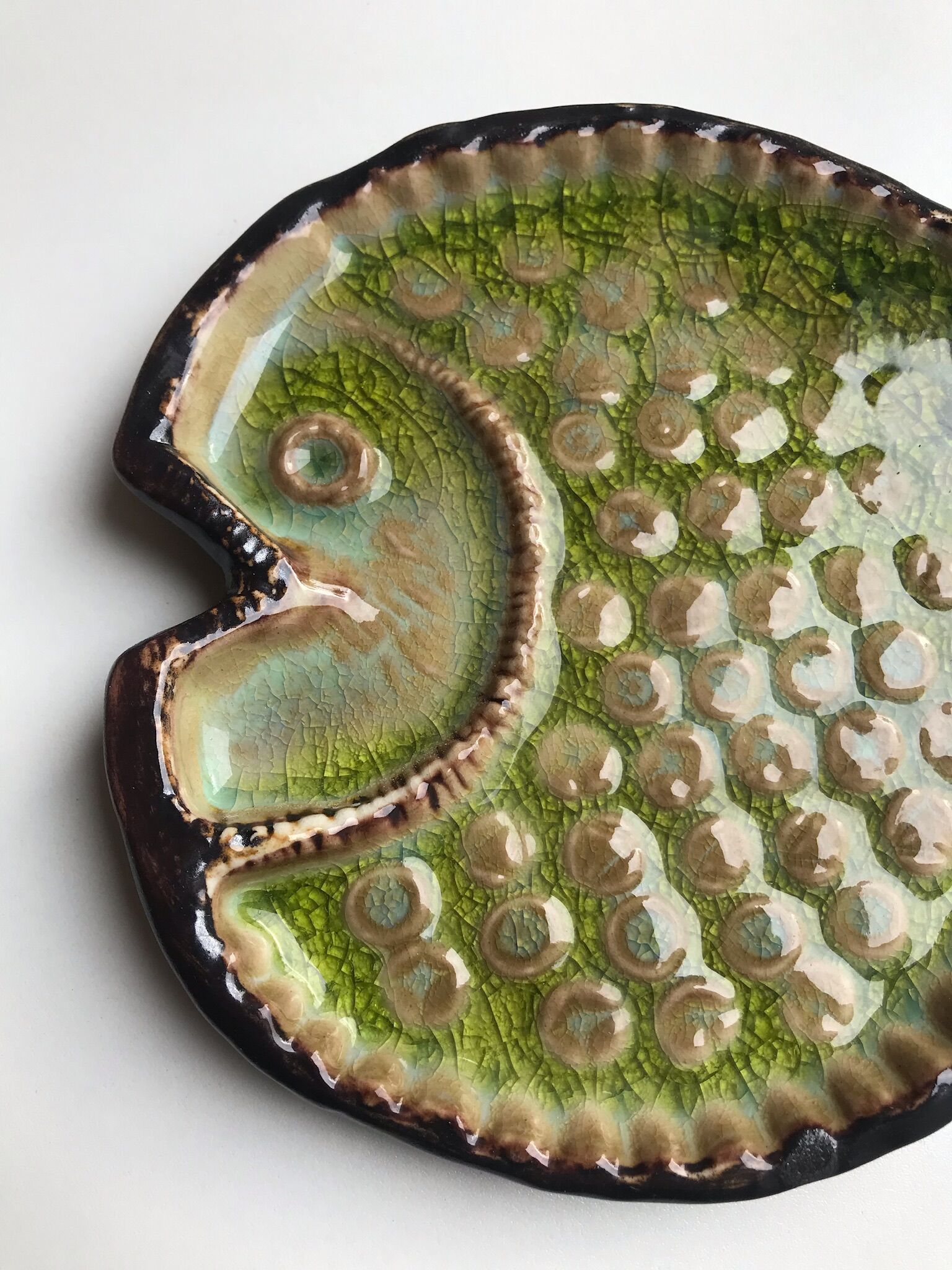 Vintage fish ceramics years 70s