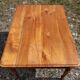 Table ou bureau avec 1 tiroir patine caramel