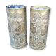 PAIR OF MONOGRAM VASE A L
