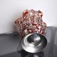 Red and white seguso vase in murano glass, Italy, 1960