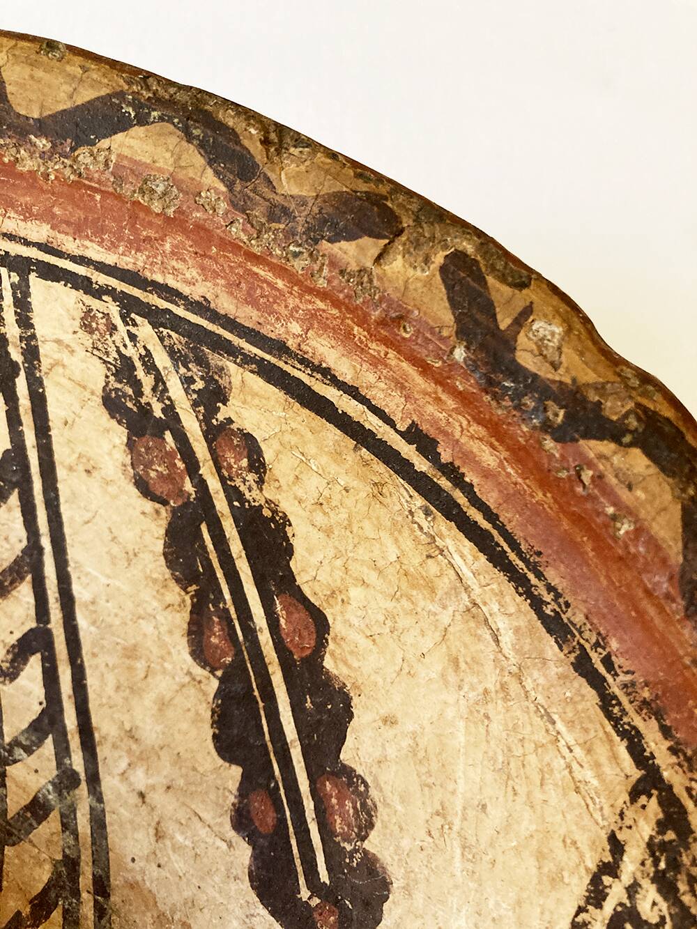 Old Berber terracotta dish