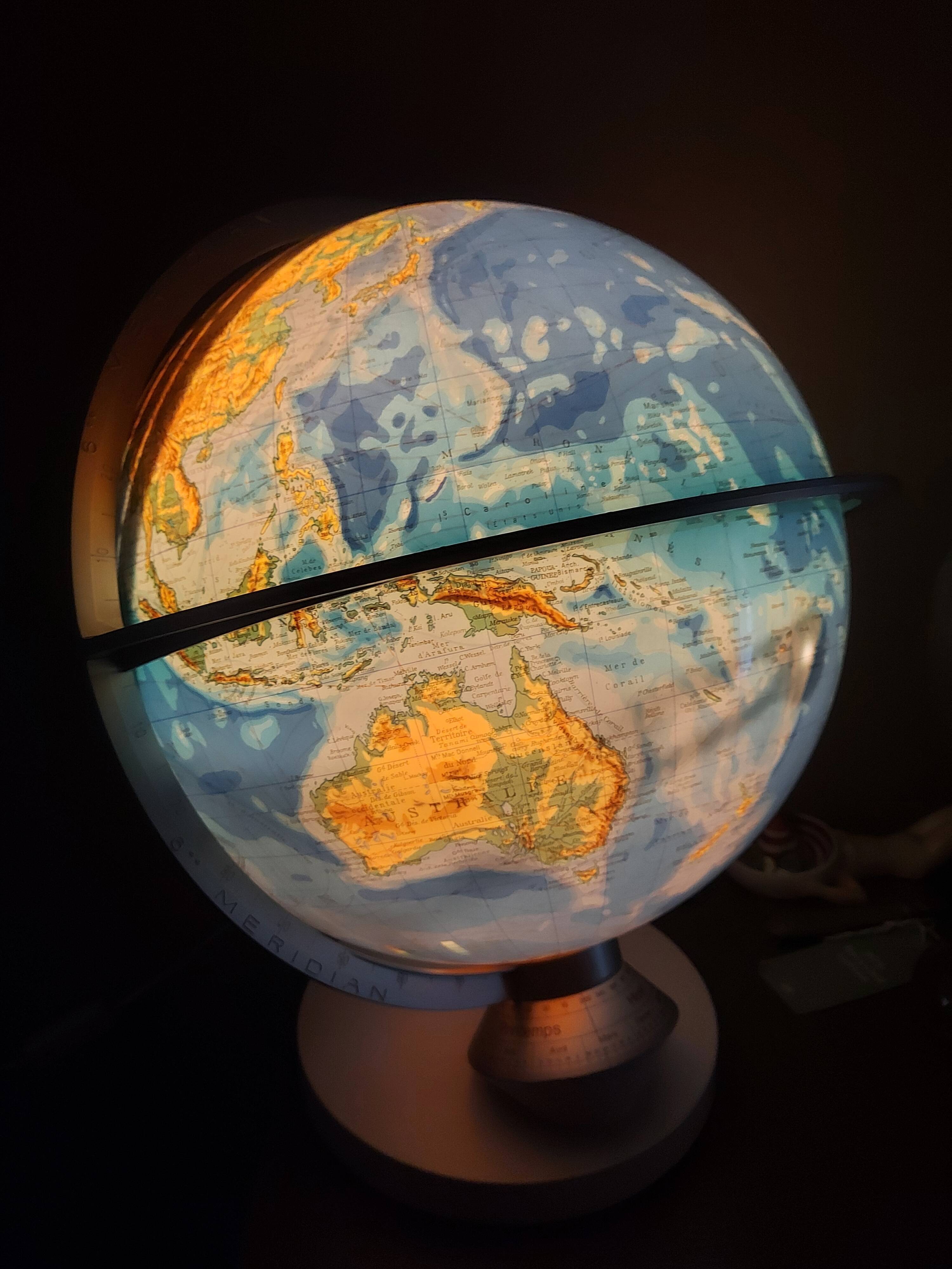 Luminous globe Columbus70'S , Columbus Verlag , Paul Oestergaard