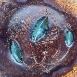 Danish Scandinavian bowl from the mid-century by Clara Helmich, 1960s.