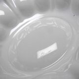 Large fruit bowl/salad bowl in fine white Limoges porcelain, vintage