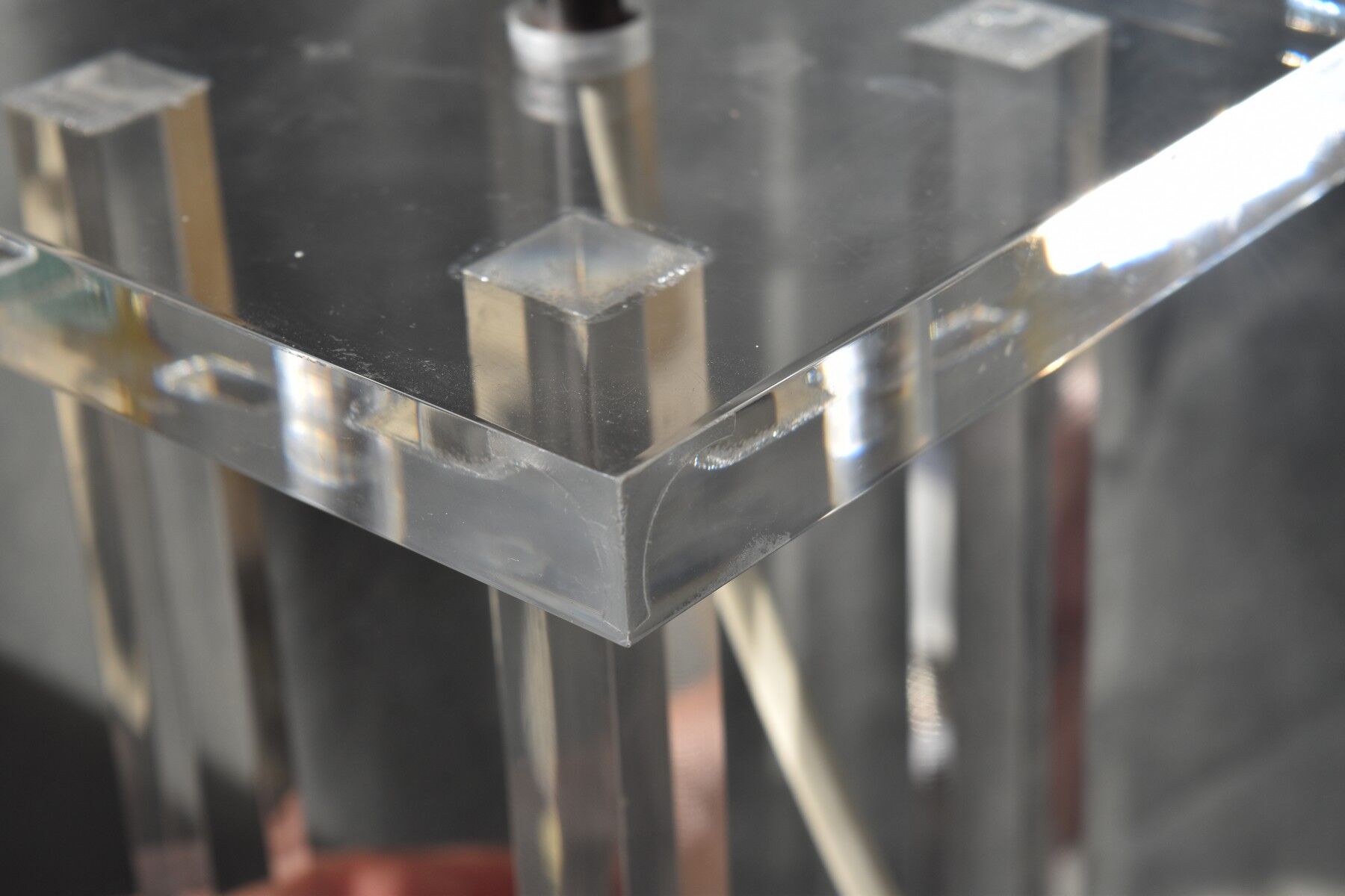 Lamp David Lange plexiglas 1970