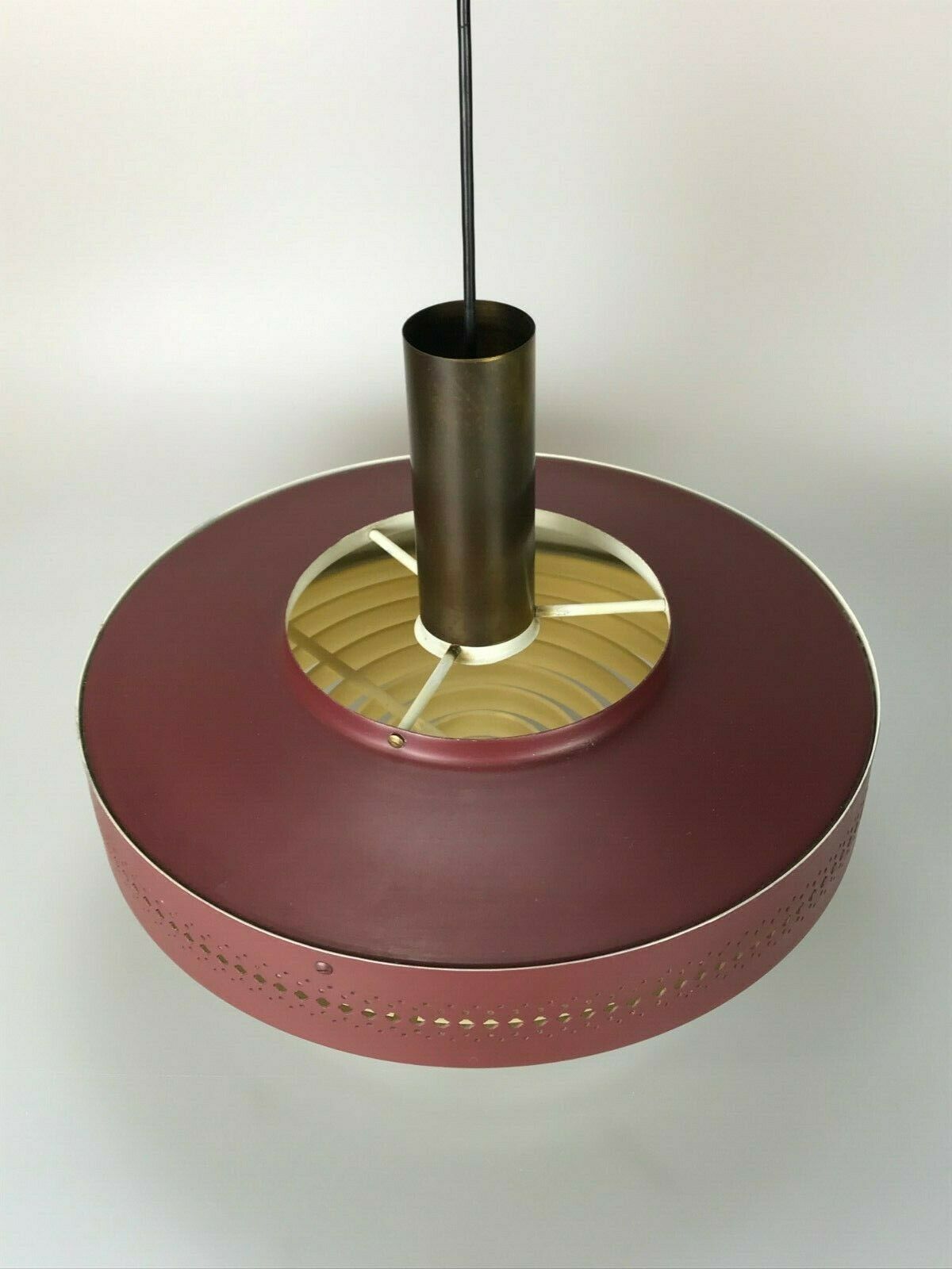 60s 70s lamp light Fog & Morup sheet metal Space Age Danish Denmark design