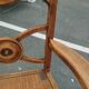 Paire de fauteuils anciens vintage style louis xvi