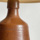 Vintage glazed stoneware lamp from Portugal.