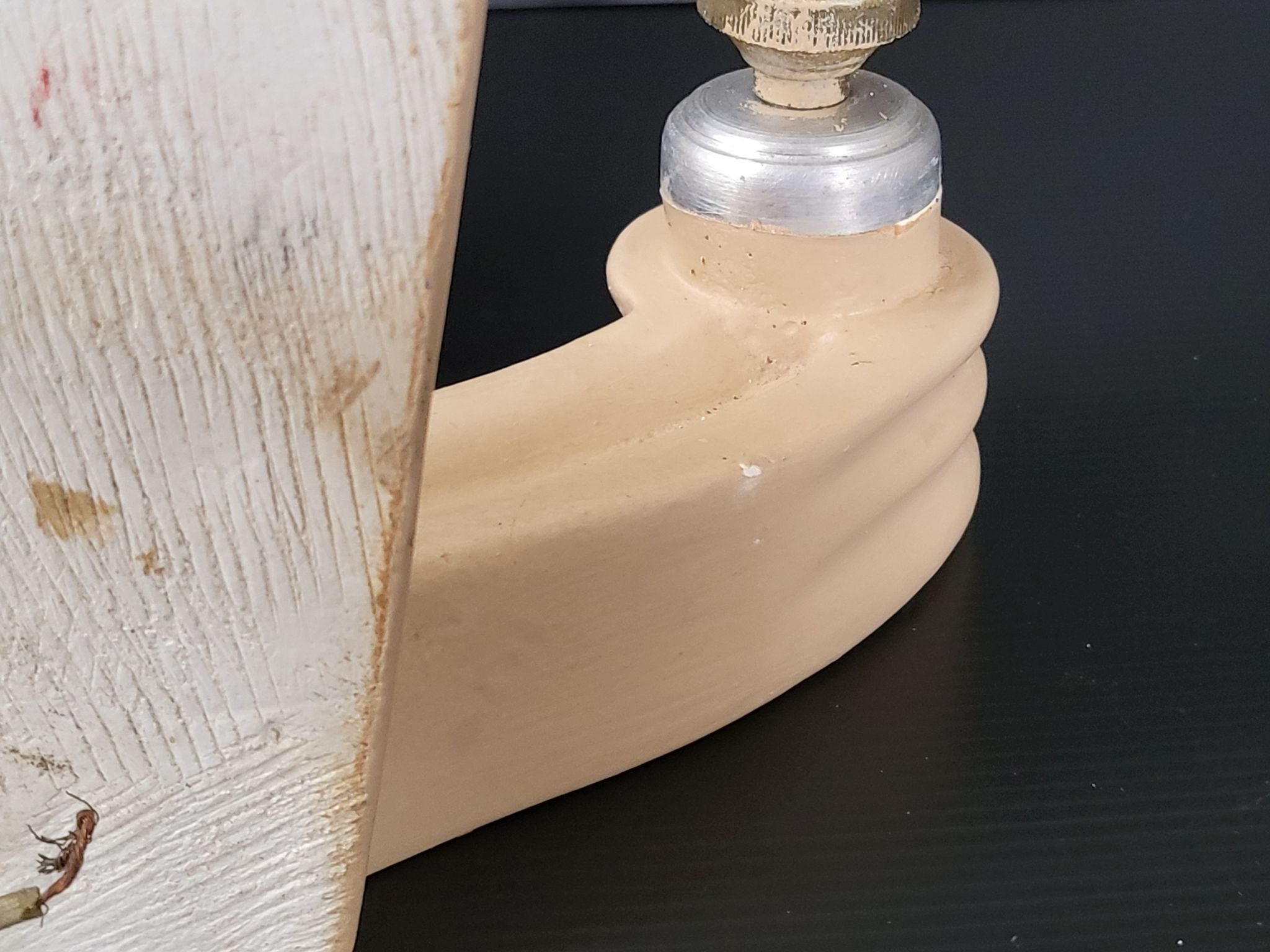 Pair of vintage 1940 plaster sconces
