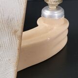 Paire d'appliques en plâtre 1940 vintage