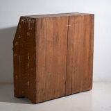 Swedish drop-leaf desk, antique – Scandinavian folk furniture – year 1783