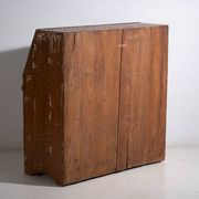 Swedish drop-leaf desk, antique – Scandinavian folk furniture – year 1783
