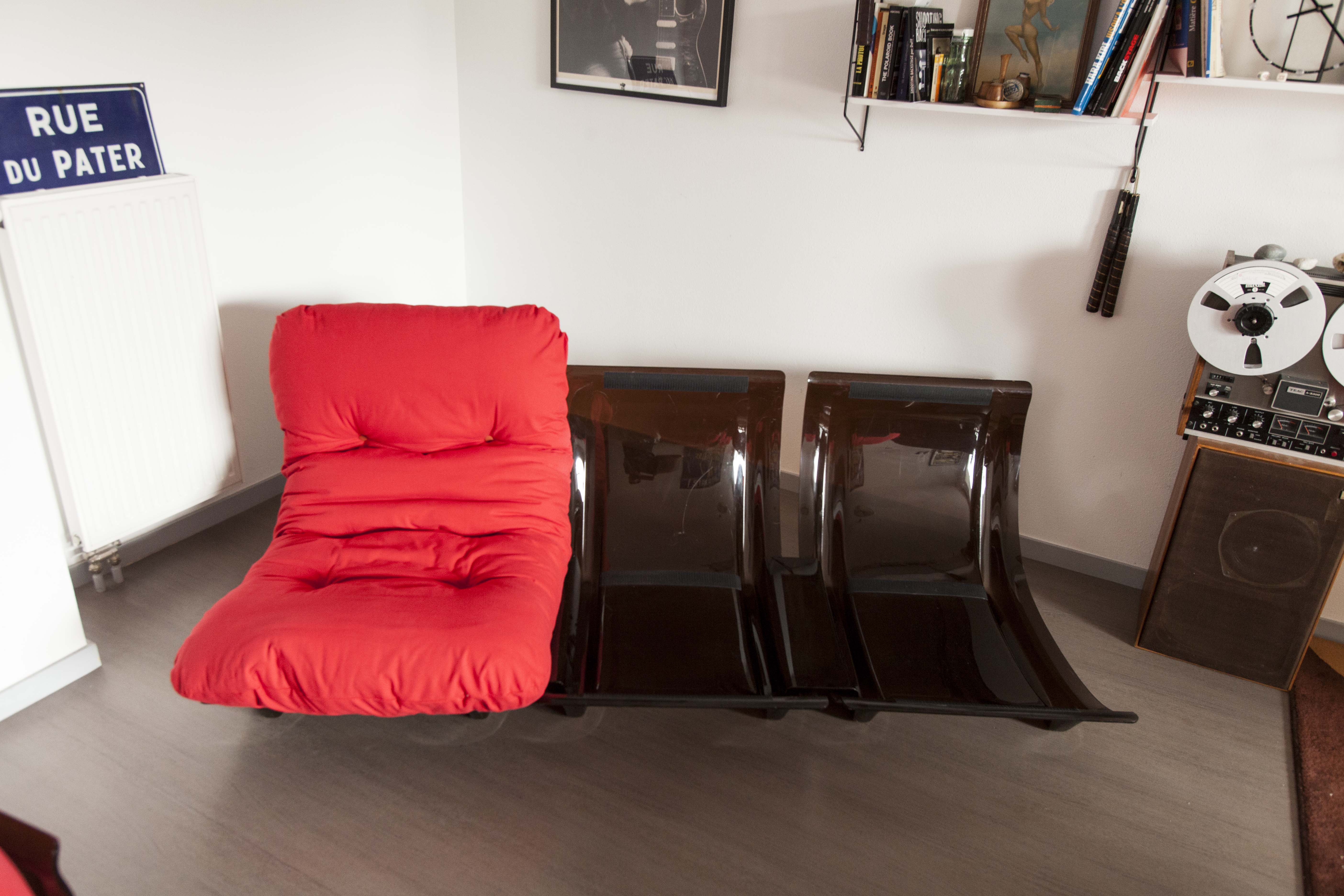 Marsala sofa Ligne roset Ducaroy restored