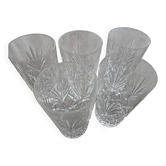 Verres cristal st louis