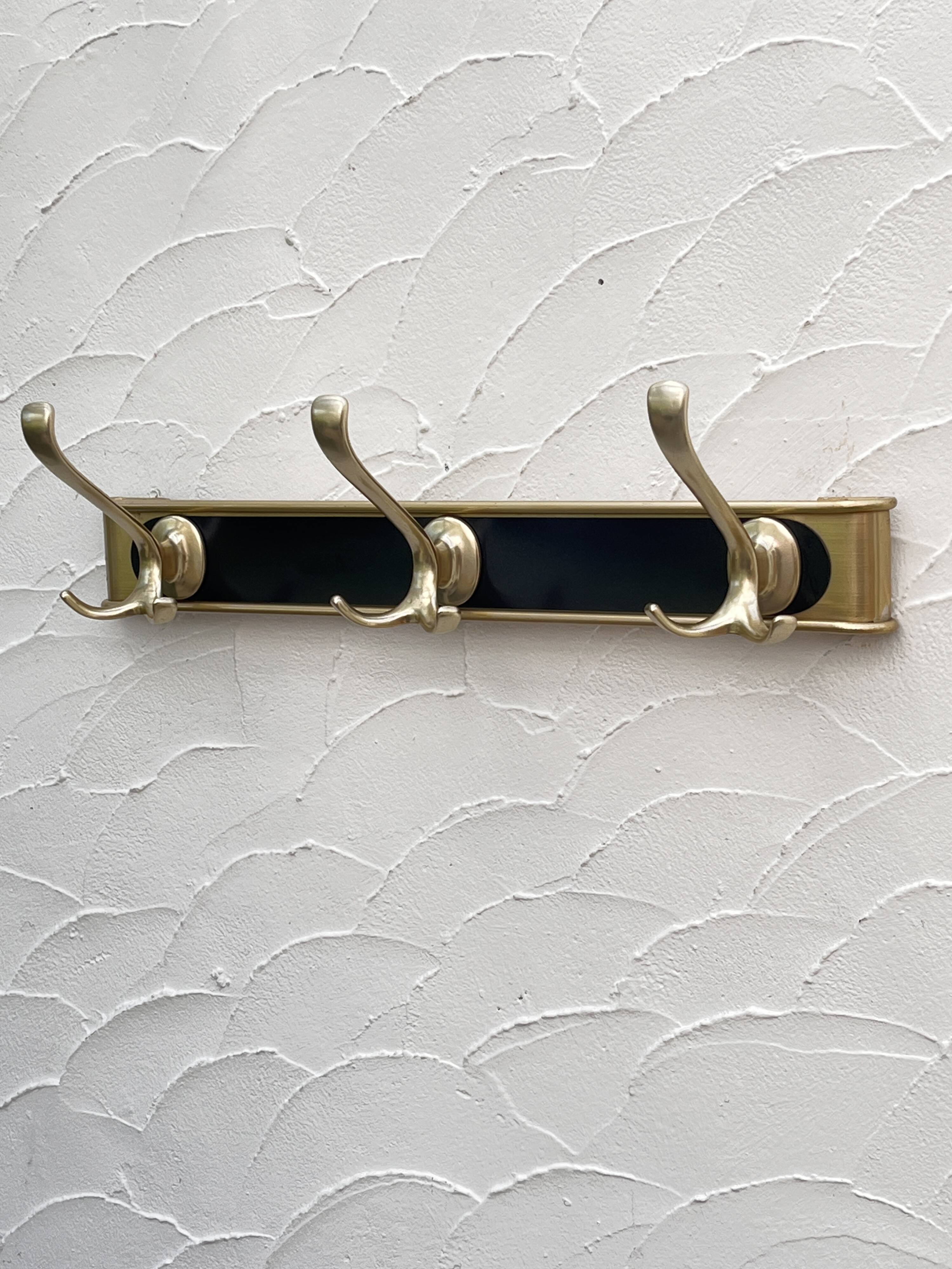 Gold aluminum coat rack