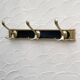 Gold aluminum coat rack