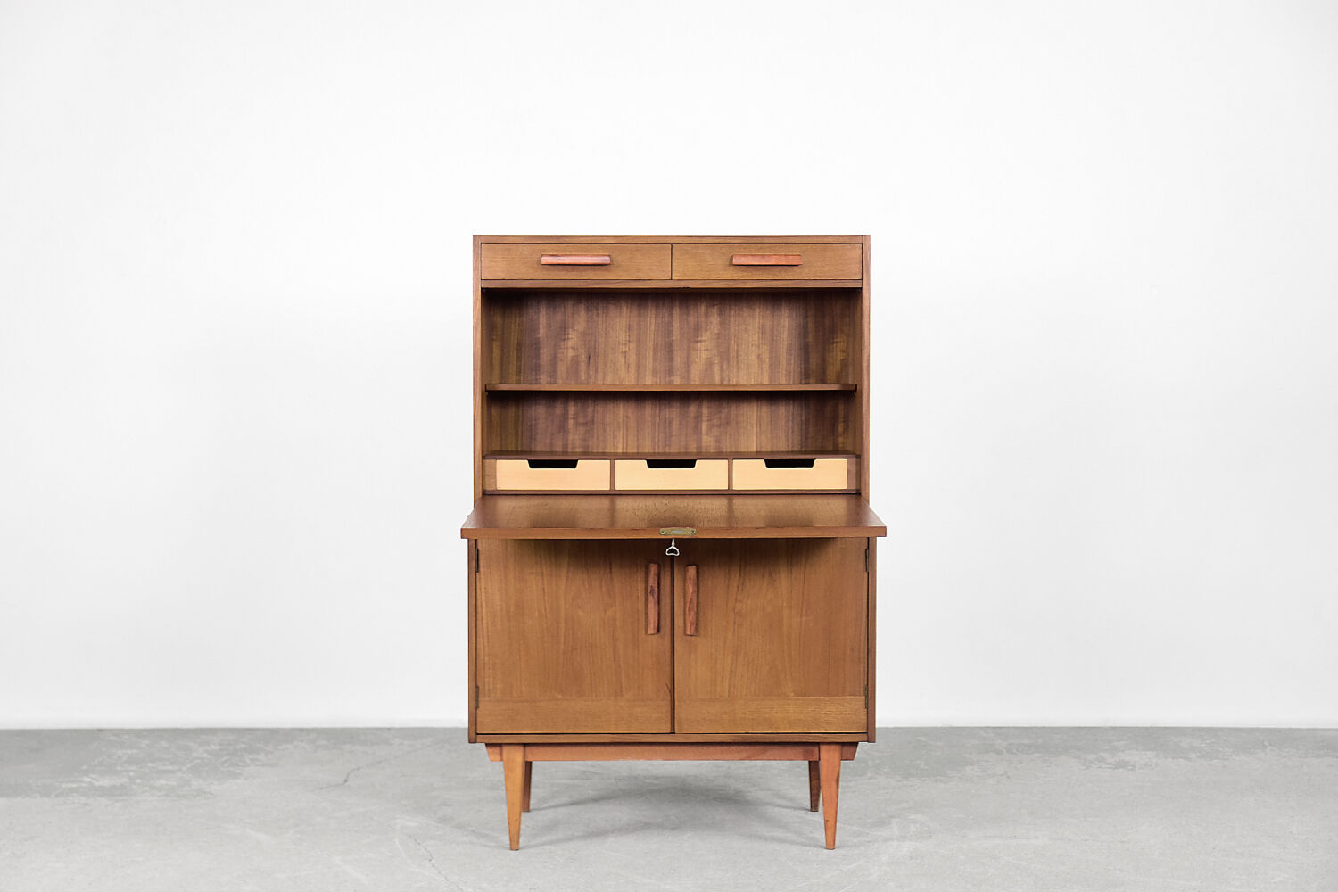 Scandinavian teak cabinet with drawers, 1960s