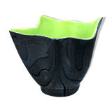 Two-tone folded ceramic vase, 1950/60