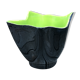 Vase céramique pliée bicolore, 1950/60