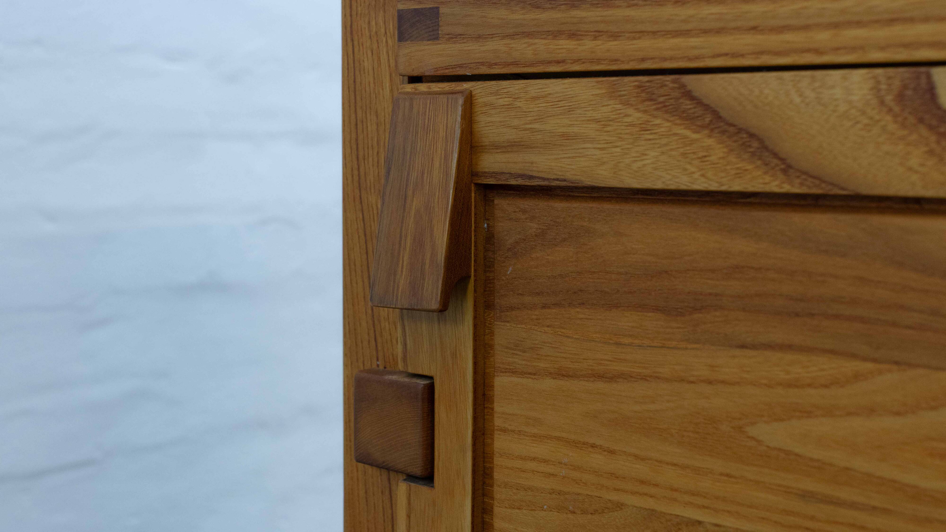 Sideboard Model R09 by Pierre Chapo in solid elm