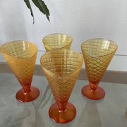 Vintage cone shaped ice cream cup