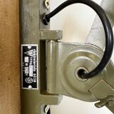 Green Industrial Military Gooseneck Scissor Wall Lamp from Elektroinstala,