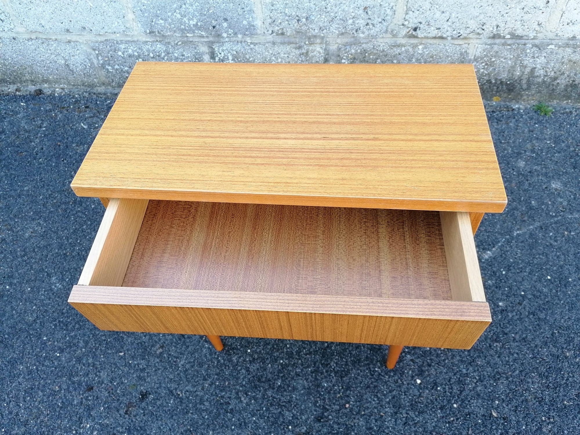 Vintage bedside table