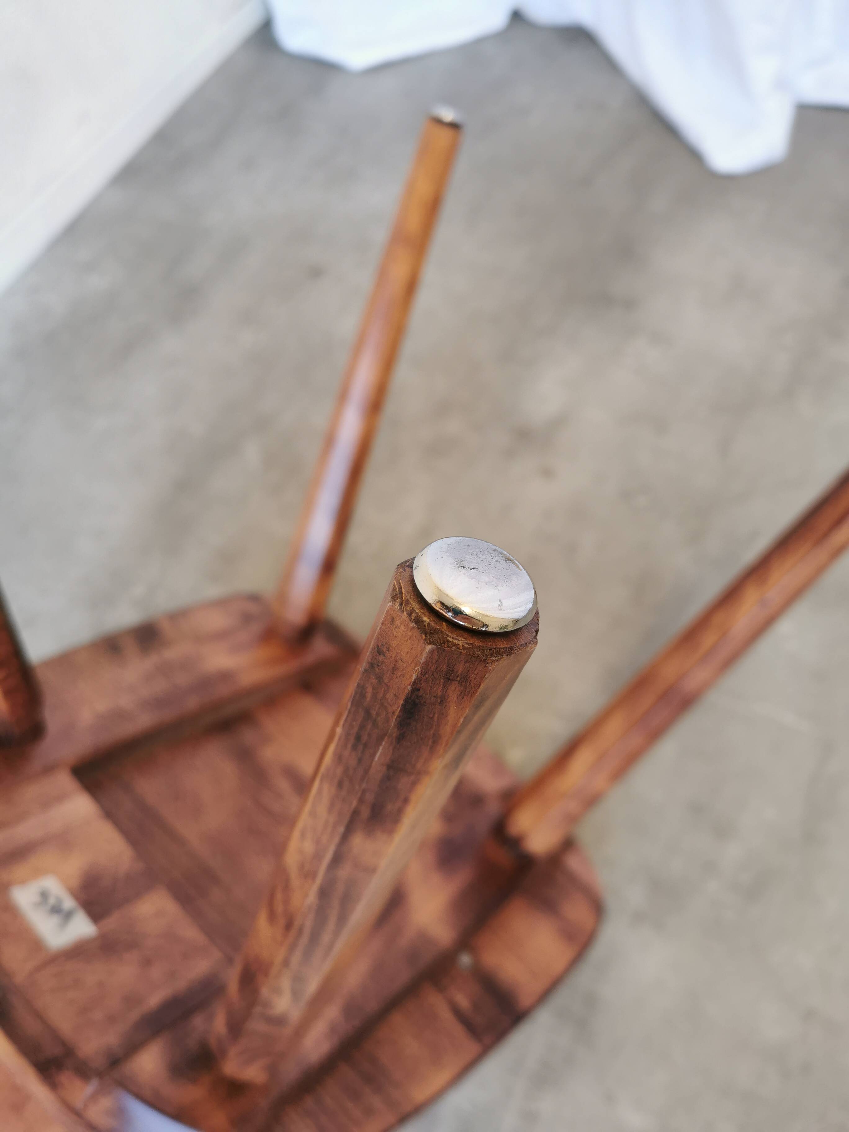 Ensemble de 2 chaises de salle à manger vintage tyroliennes en bois, style ferme autrichienne alpine