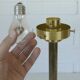 Mazzega Vintage Desk Lighting Murano Glass Mushroom Floor Lamp Italy 1970's