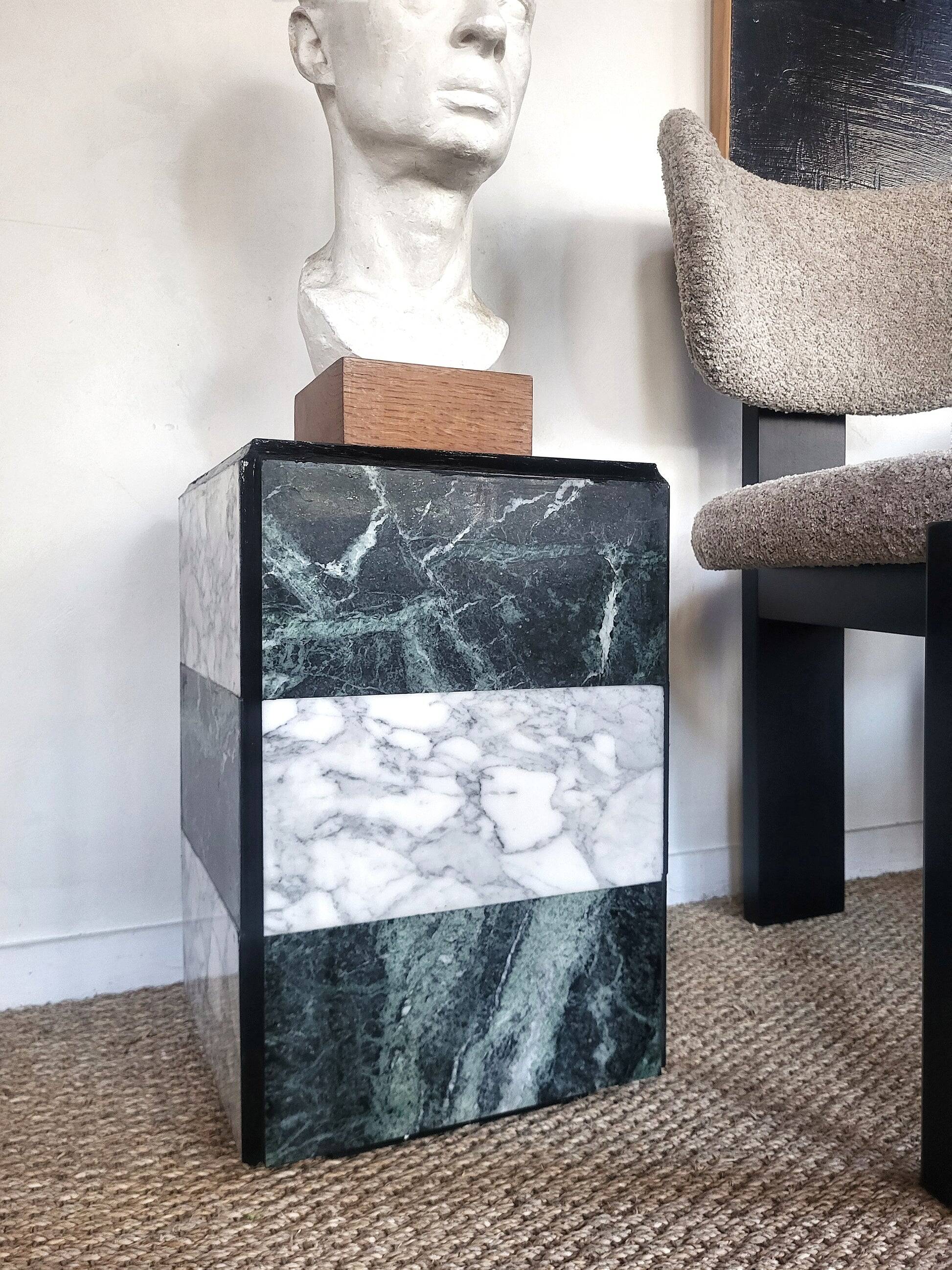 Marble side table