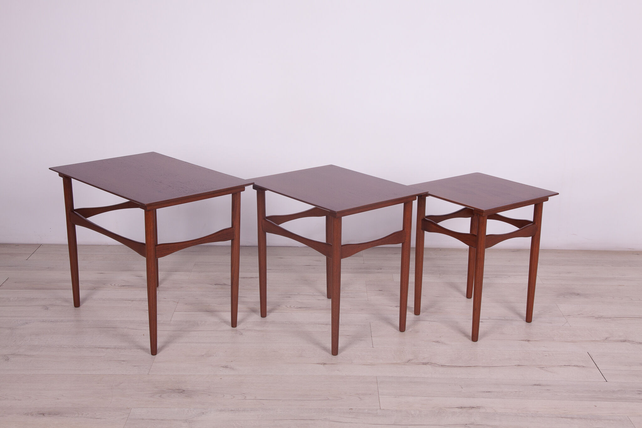 Danish nesting tables by Poul Hundevad for Fabian, 1960s, Set of 3