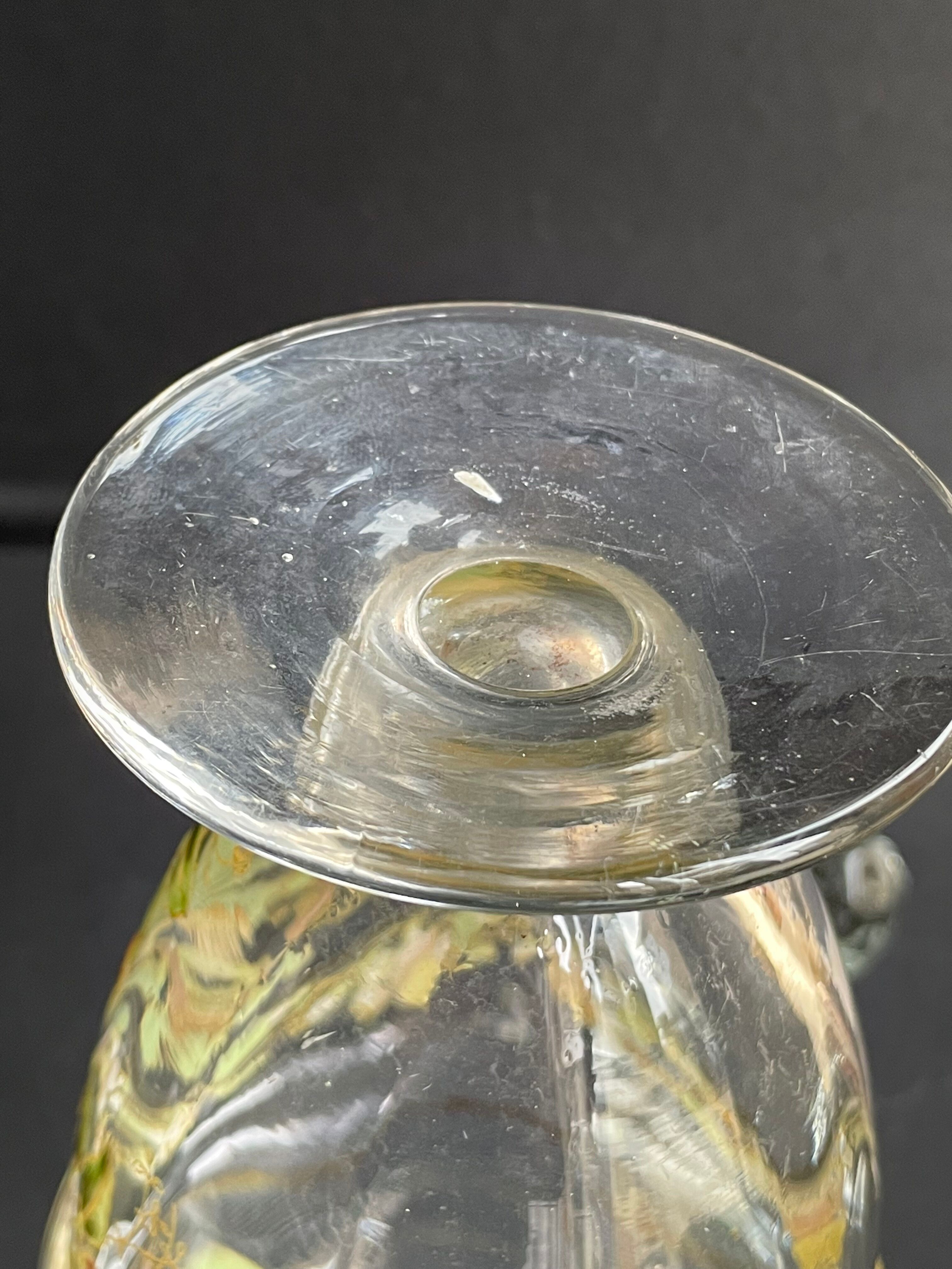 Enamelled decanter François Théodore Legras