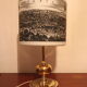 Lampe Philips "Parys Bordeaux" des années 60