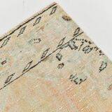 3x9 Beige & Yellow Turkish Vintage Runner Rug, 80x281Cm SK 23538