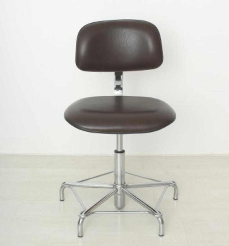 Brown swivel chair