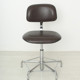 Chaise pivotante marron