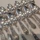 12 silver plated soup spoons by goldsmith Ravinet Denfert art nouveau