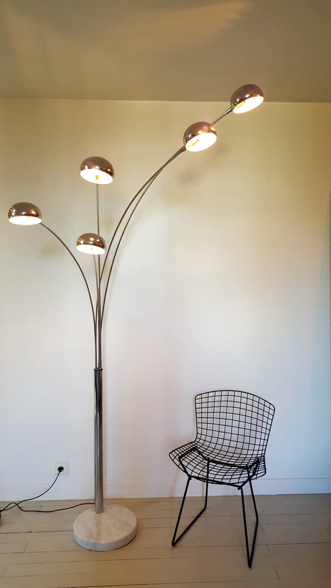 Lampadaire muguet 5 bras