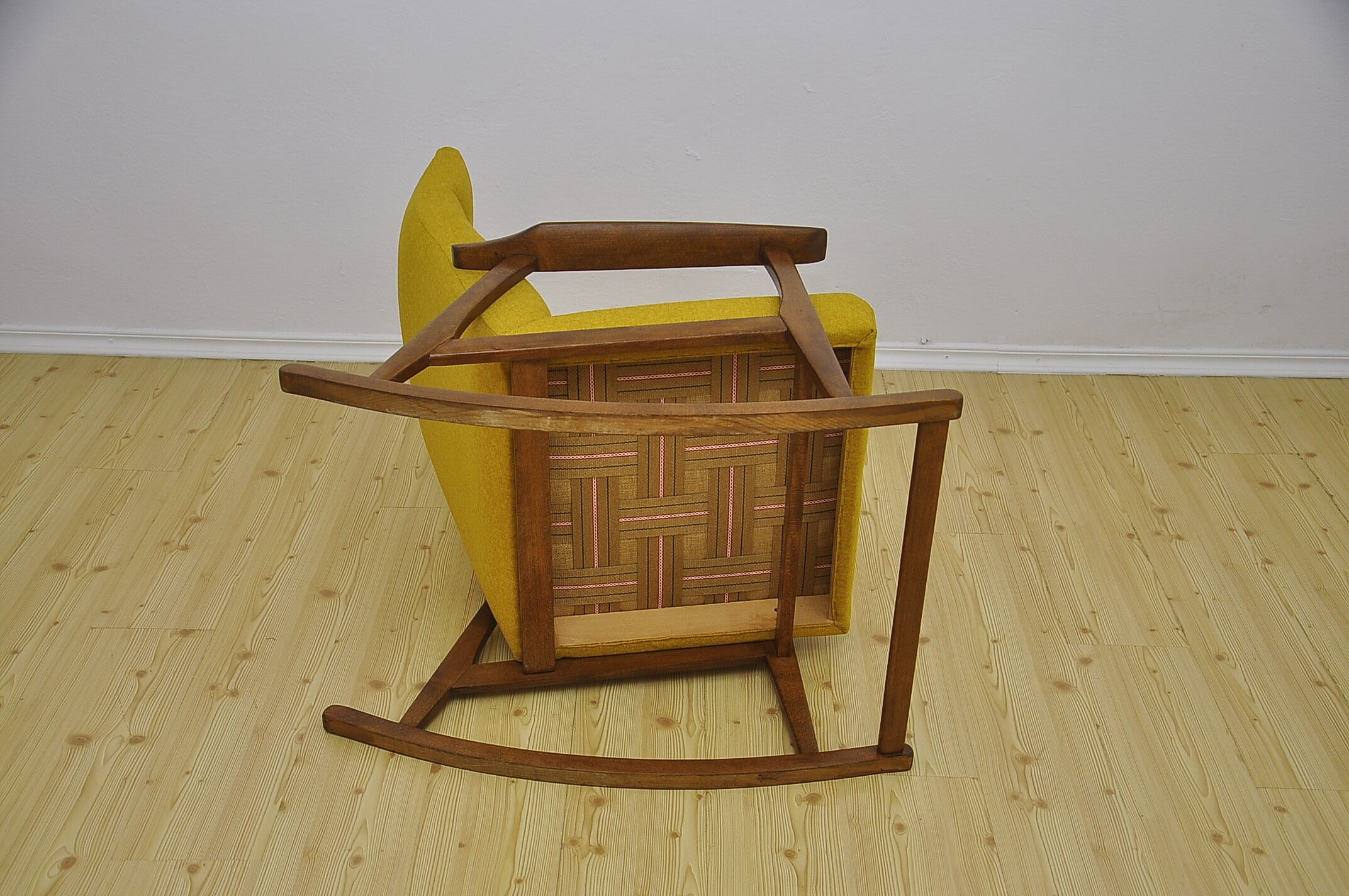 Yellow rocking chair, 1960s