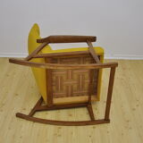 Yellow rocking chair, 1960s