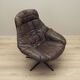 Leather swivel armchair, Danish design, 1960s, designer: H.W. Klein, manufacture: Bramin
