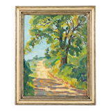 Impressionist painting, landscape at M. Loze's path.