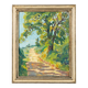 Impressionist painting, landscape at M. Loze's path.