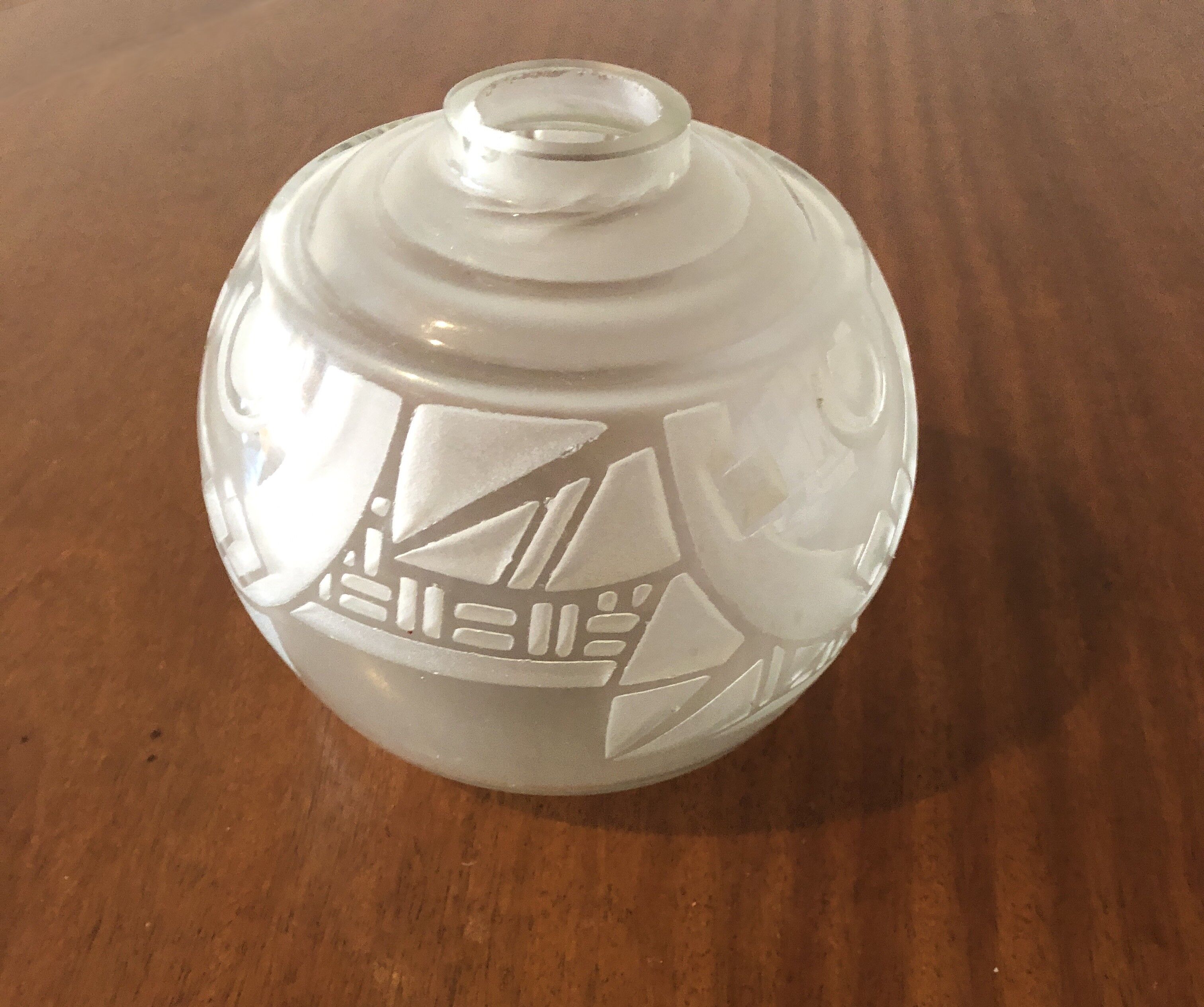 Vase art deco Jarvil Nancy André Delatte